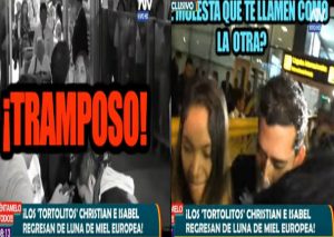 Christian Domínguez regresó de ‘Luna de Miel’ con bailarina  y le gritan lo peor – VIDEO