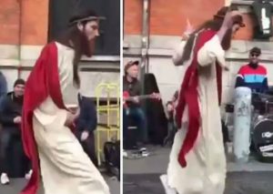 Viral: Caracterizó a ‘Jesús’ y nadie esperaba este baile en plena Pascua – VIDEO