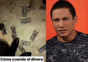 ¡Se pasó! Renzo Costa alborotó a todos cuando lanzó billetes de dólares – VIDEO