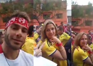 Joselito Carrera troleó a hinchas colombianos en pleno estadio – VIDEO