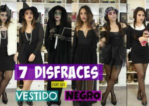7 Disfraces con un vestido negro ¡Así de fácil! – VIDEO