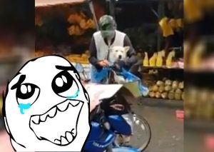 Facebook Viral: Hombre tiene tierno gesto con su mascota y enternece a usuarios (VIDEO)
