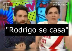 Rodrigo González anuncia matrimonio y Gigi pierde el control en vivo (VIDEO)