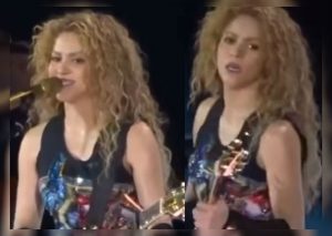 Shakira comete grave error durante concierto en vivo (VIDEO)