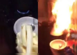 Facebook Viral: Intentó freír papas por primera vez y sucedió esto (VIDEO)