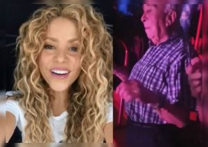 El abuelito que se volvió viral por bailar en el concierto de Shakira (VIDEO)