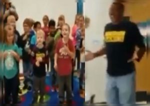 Niños sorprenden a conserje sordo con este hermoso detalle (VIDEO)
