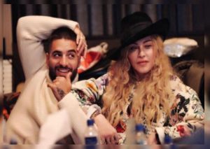 Maluma aprovechó grabación de videoclip para ‘tocar’ a Madona