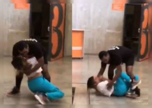 Amy Gutiérrez sufre terrible caída tras ser perseguida por bailarines (VIDEO)