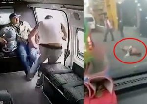 En México, pasajeros dan una golpiza a ladrón que intentó robarles