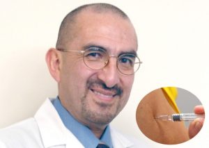 Dr. Huerta recibió vacuna estadounidense al ser elegido como voluntario