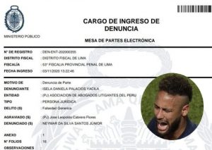 Asociación de Abogados denuncia a Neymar por alterar la verdad