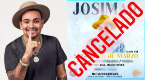 Josimar cancela concierto tras sufrir contagio por COVID-19 | FOTO