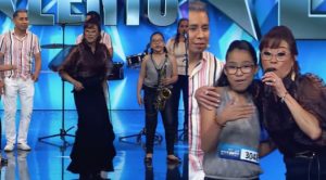 Madre de Tonny Succar se roba el show al cantar al lado de participantes de concurso | VIDEO