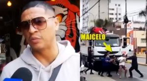Jonathan Maicelo se agarra a golpes con chofer por defender a su alumno | VIDEO