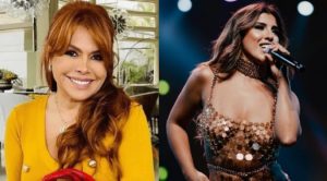 Magaly Medina aplaude a Yahaira Plasencia por cantar EN VIVO en Premios Juventud 2022 | VIDEO