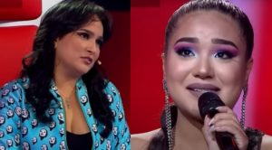 Daniela Darcourt: Salsera se quiebra tras escuchar historia de participante en reality de canto | VIDEO