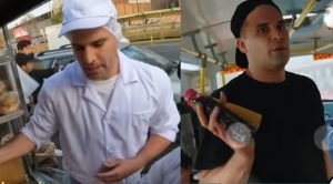 Youtuber peruano causó REVUELO tras convertirse en vendedor de comida por un día | VIDEO
