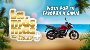 Vota por ‘La Más Más Del Verano’ y participa del sorteo de una increíble moto
