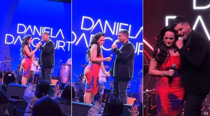 ¿Daniela Darcourt y Jair Mendoza en coqueteos?: salseros dieron que hablar al cantar a dúo 